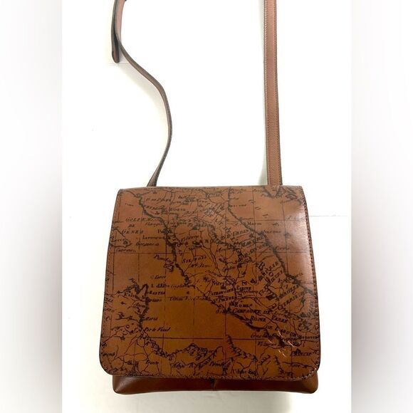 Patricia Nash Granada Crossbody Bag Signature Map - Picture 5 of 15